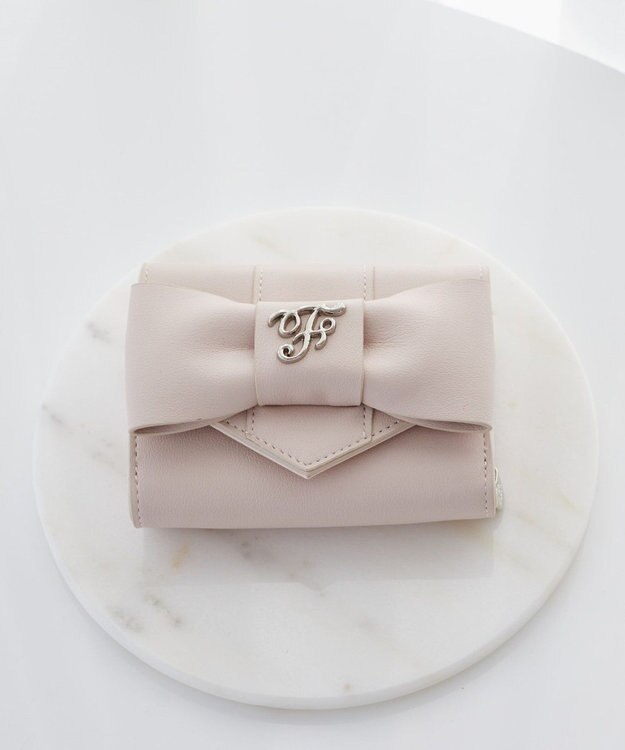 Maison de FLEUR ベルトリボンミニウォレット Pink