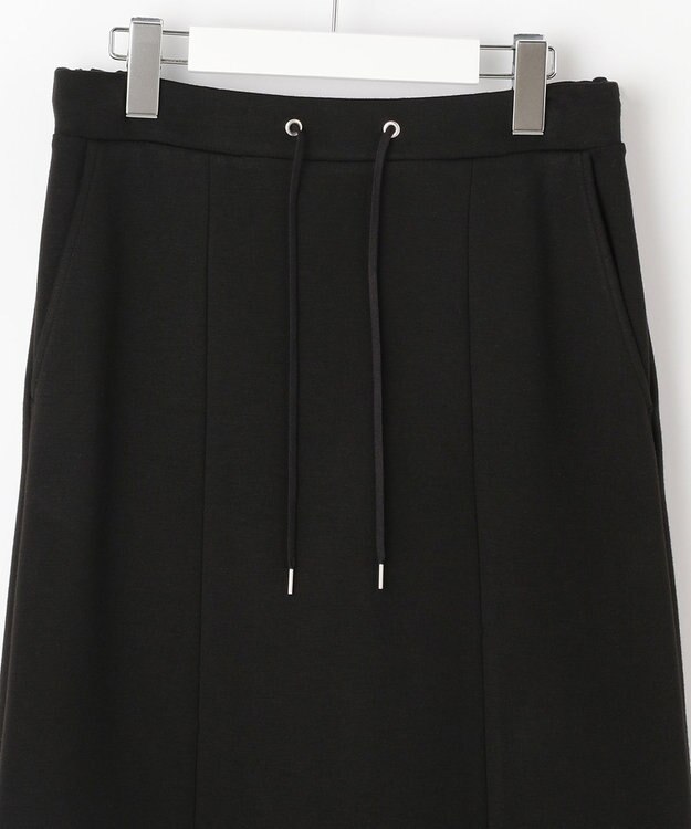 J.PRESS LADIES 【洗える】デュアルウォームポンチ スカート ブラック系