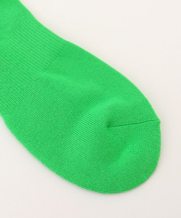 PW CIRCULUS 【MEN】【土踏まずをサポート】ＰＷサークルロゴ リブソックス ライトグリーン系