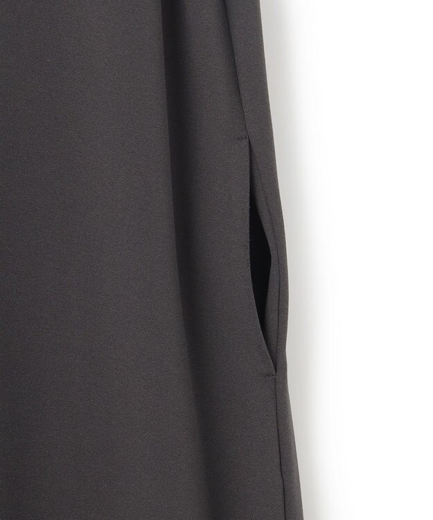 23区 L 【先行予約】ダブルフェイスジャージー Iラインワンピース グレー系