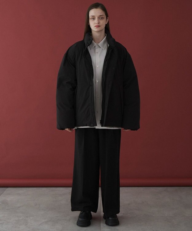 WEGO 【ユニセックス着用ITEM】ショートパデッドブルゾン ブラック