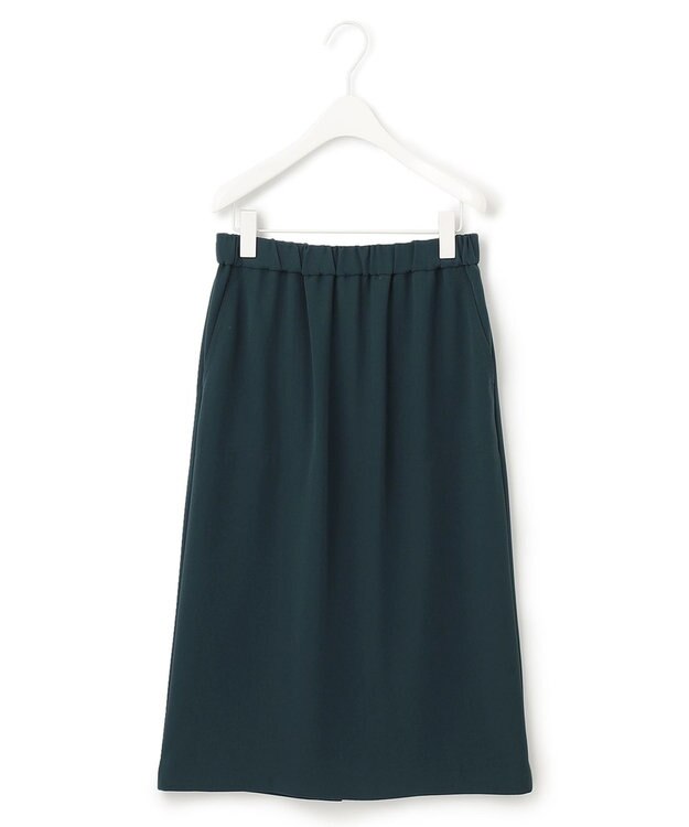 ICB 【WEB限定カラーあり・洗える】ライトダブルクロス スカート パイングリーン系