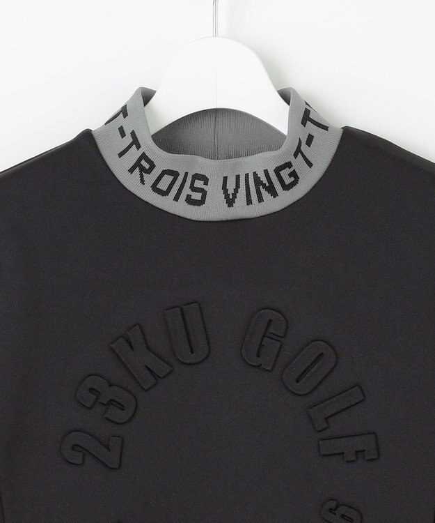 23区GOLF 【WOMEN】ストレッチ 裏フリース ストレッチ性抜群 優しい肌ざわり ブラック系