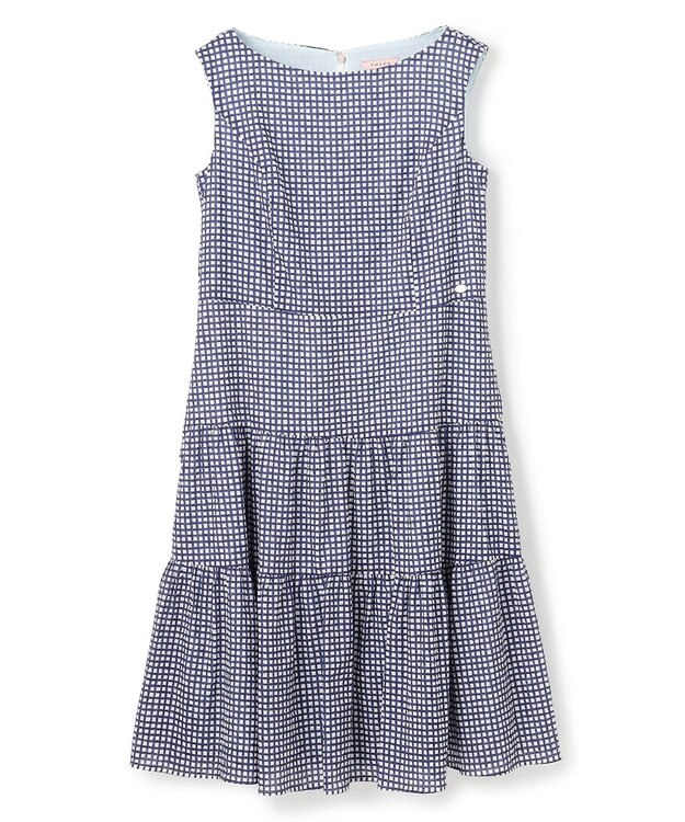 TOCCA 【00サイズあり・洗える・速乾・消臭】WAVES ティアードドレス ブルー系5