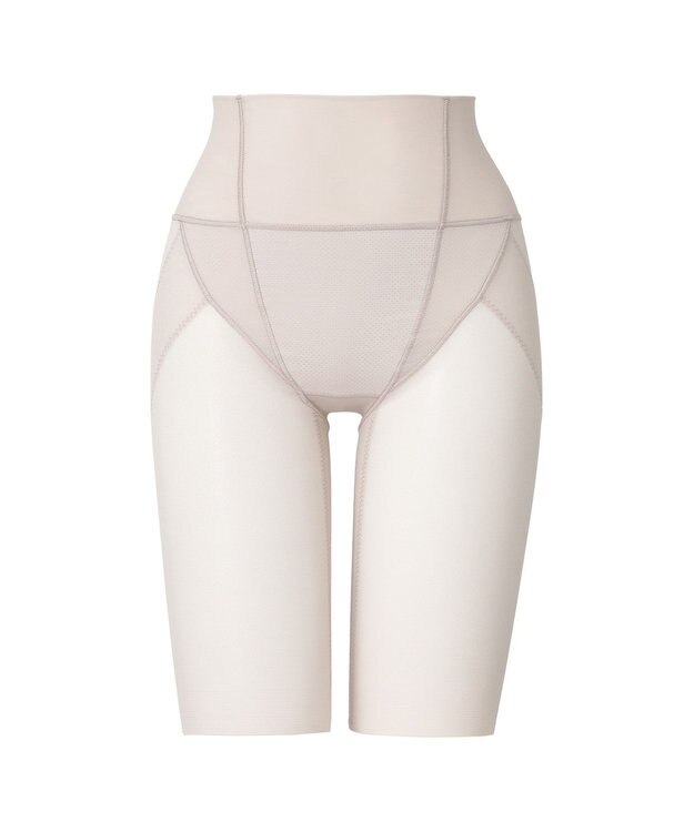 BRADELIS New York 【Yukine inc. 】ゆきねえモアソフト快適ホールドガードル24 接触冷感で汗をかいても快適補正 クリームベージュ