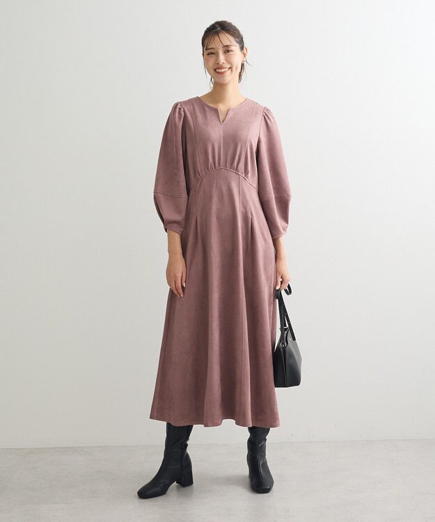 Green Parks ・ＥＬＥＮＣＡＲＥ　ＤＵＥ　スエードポンチタックワンヒ Pink