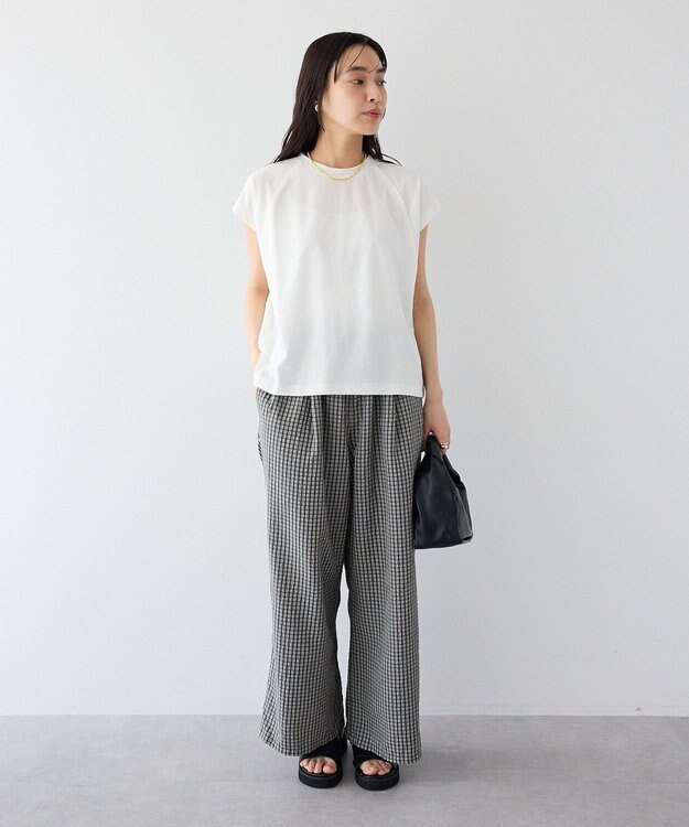 CRAFT STANDARD BOUTIQUE バックスリットショートベスト Gray