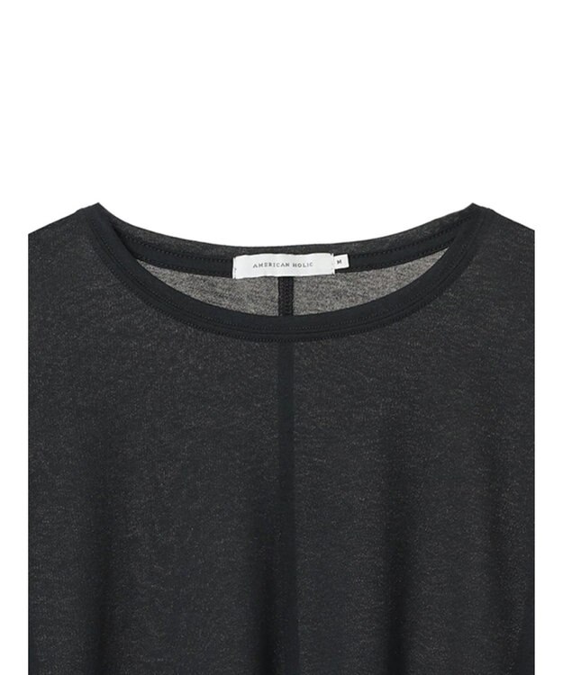 AMERICAN HOLIC シアーＢＩＧＴＥＥ Charcoal Gray