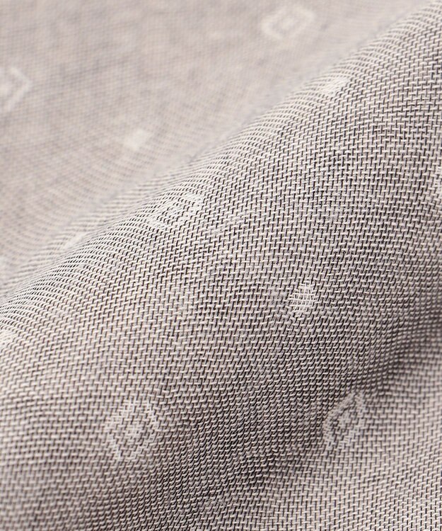 JOSEPH ABBOUD 【イタリア製】クレストドットジャガード ストール ライトグレー系7