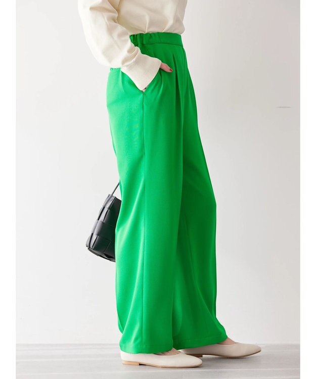 AMERICAN HOLIC 美・美・美センタープレスパンツ Green