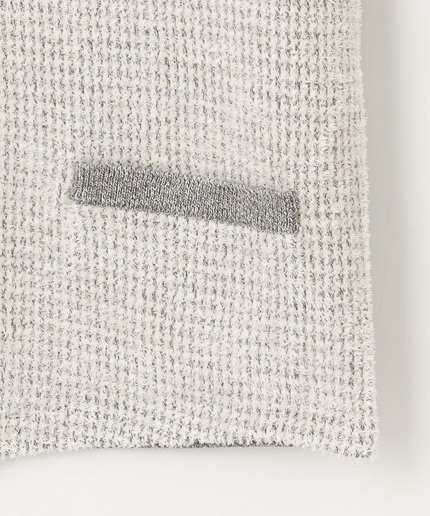 JOSEPH ABBOUD 【キングサイズ・イタリア糸使用/洗える】メリノブレンドモール ニット ベスト ライトグレー系7