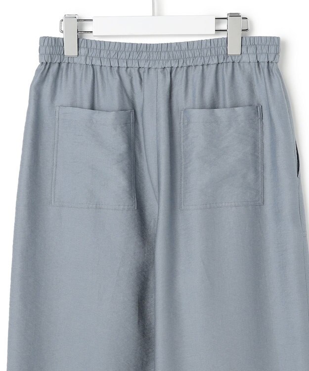 ICB L 【先行予約】ワッシャーツイル ワイドストレートパンツ プルシアンブルー