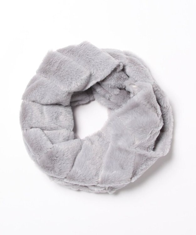 UNBILLION カシュネ cache nez / 畝入りフェイクファースヌード GY