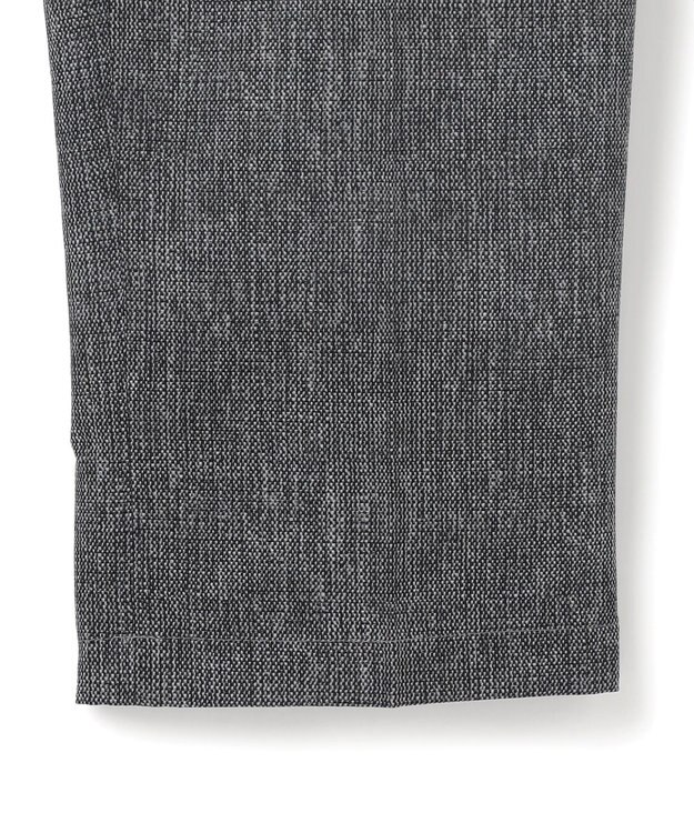 JOSEPH HOMME 新型・新柄【洗える/ストレッチ/シワになりにくい/セットアップ対応可】クールドッツストレッチ ドロスト付テーパードパンツ / PEGG CONVERTIBLE ライトグレー系