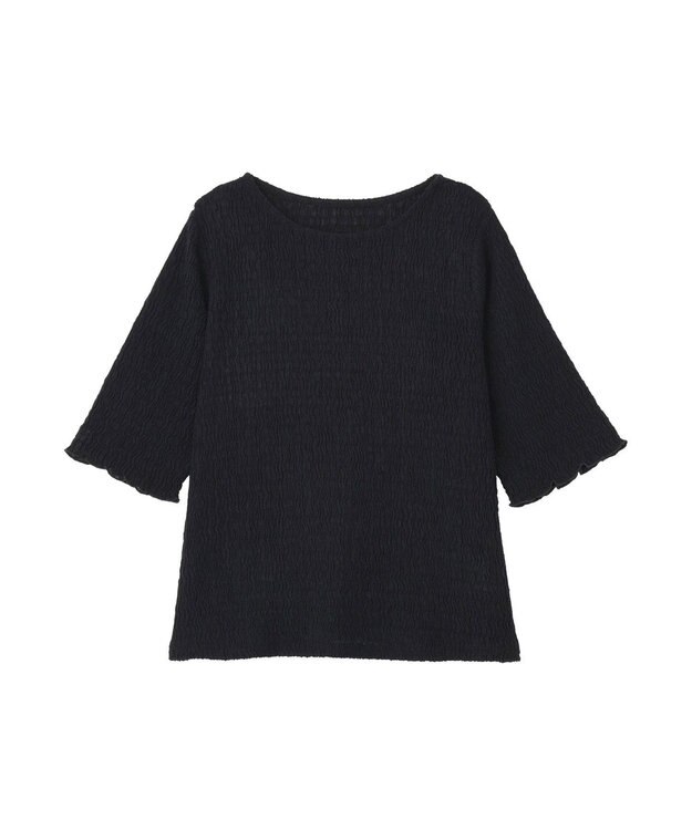 earth music&ecology ランダムヨウリュウカットプルオーバー Black