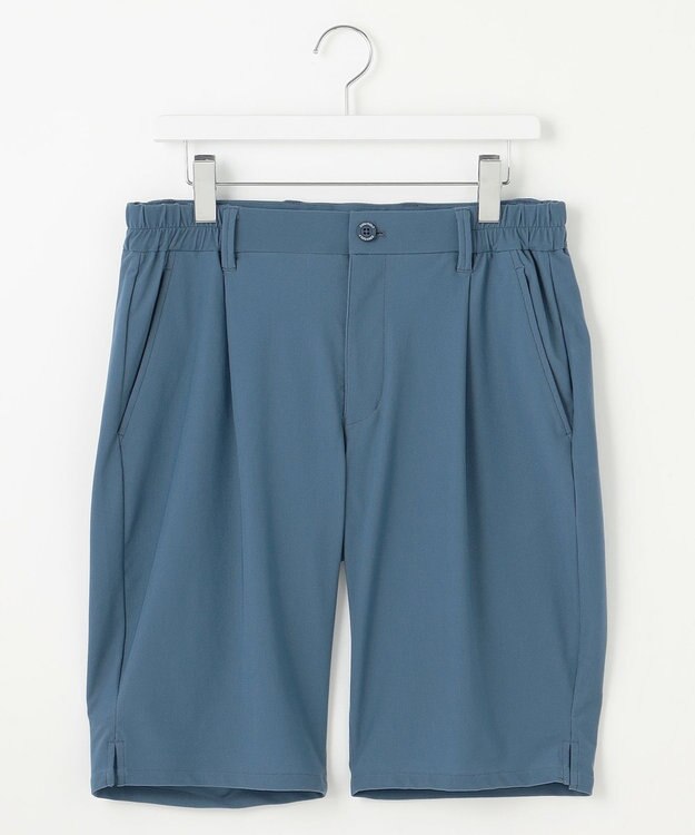 23区GOLF 【MEN】機能に優れた新素材「AIR TOOL」ワンタックショートパンツ サックスブルー系