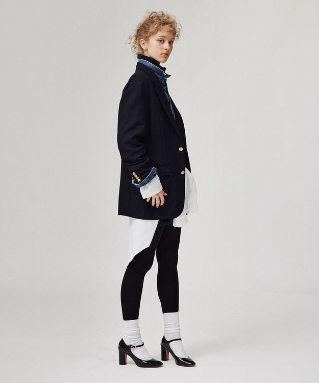 LENO NAVY BLAZER《UNISEX》ネイビーブレザー金ボタンジャケット NAVY