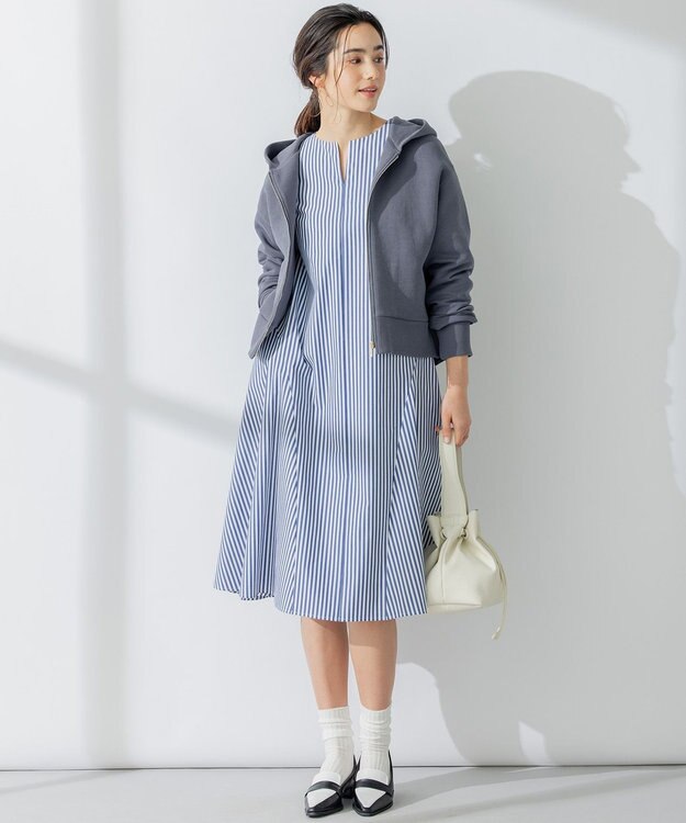 組曲 【人気商品入荷！】ダンボールジャージーバックフリル パーカー グレー系