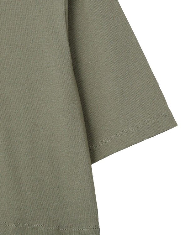 Green Parks 異素材ドッキングペプラムプルオーバー Khaki