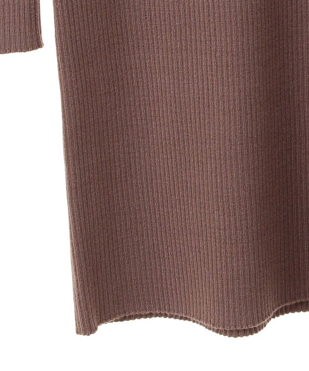 earth music&ecology ニットミニワンピース Mocha