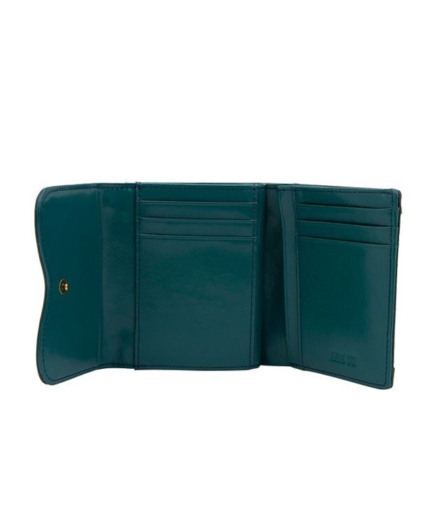 ANNA SUI リーブル 口金二つ折り財布 ネイビー