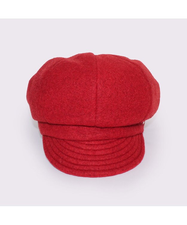 ATRENA 【ふわもこ】ウールフリース キャスケット ワイン