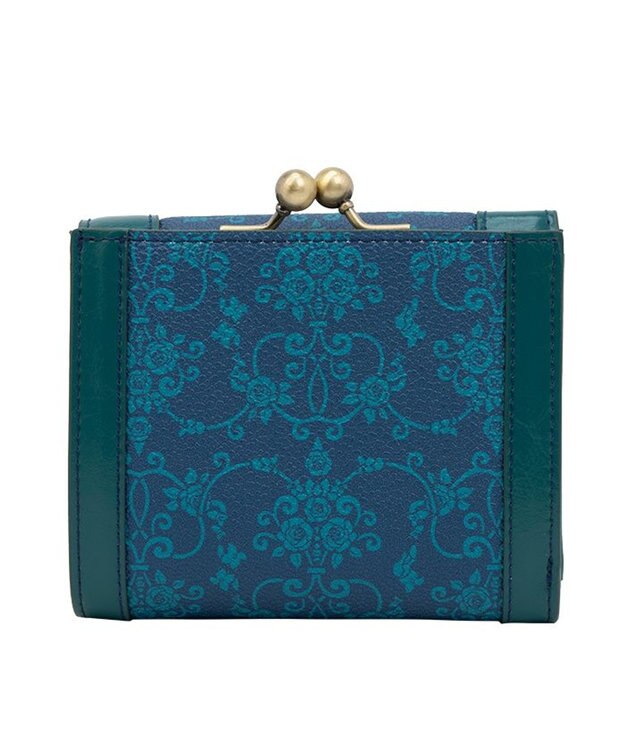 ANNA SUI リーブル 口金二つ折り財布 ネイビー