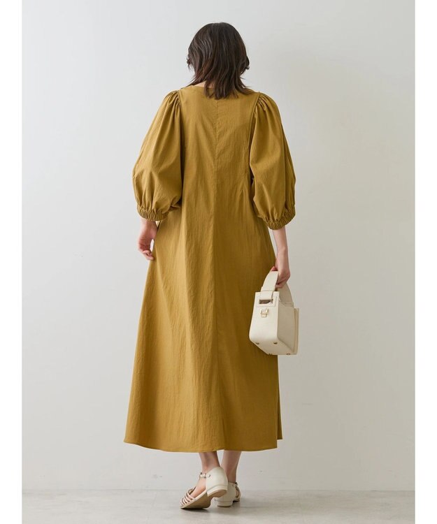 AMERICAN HOLIC 接触冷感スキッパーワンピース Camel