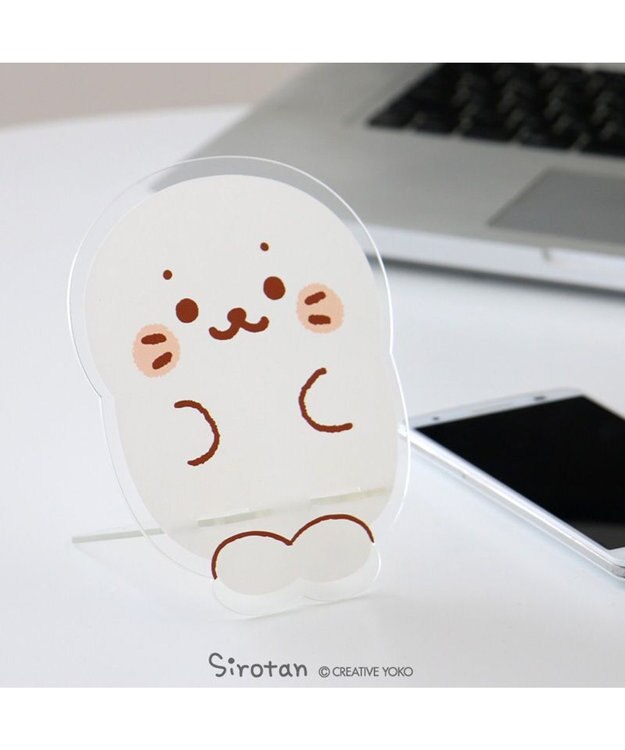Mother garden しろたん アクリル スマホスタンド 《ダイカット》 ダイカット