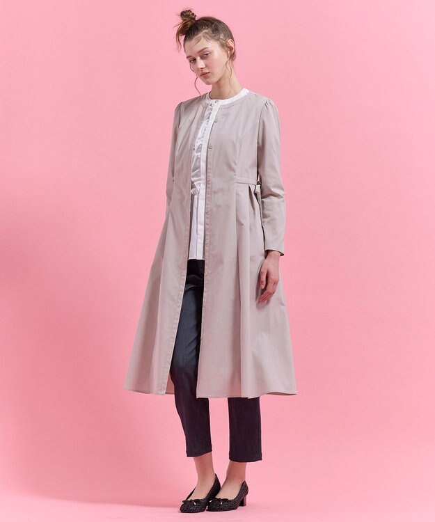 TOCCA 【chayさん着用】ROSE CHEEK 2WAY ドレス＆コート ベージュ系