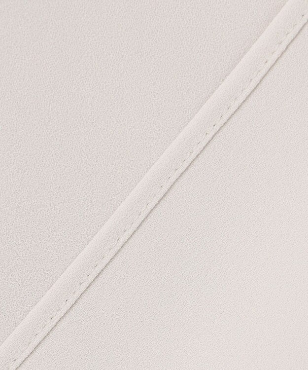 ICB L ストレッチジョーゼット ラッフルディテールブラウス トープ