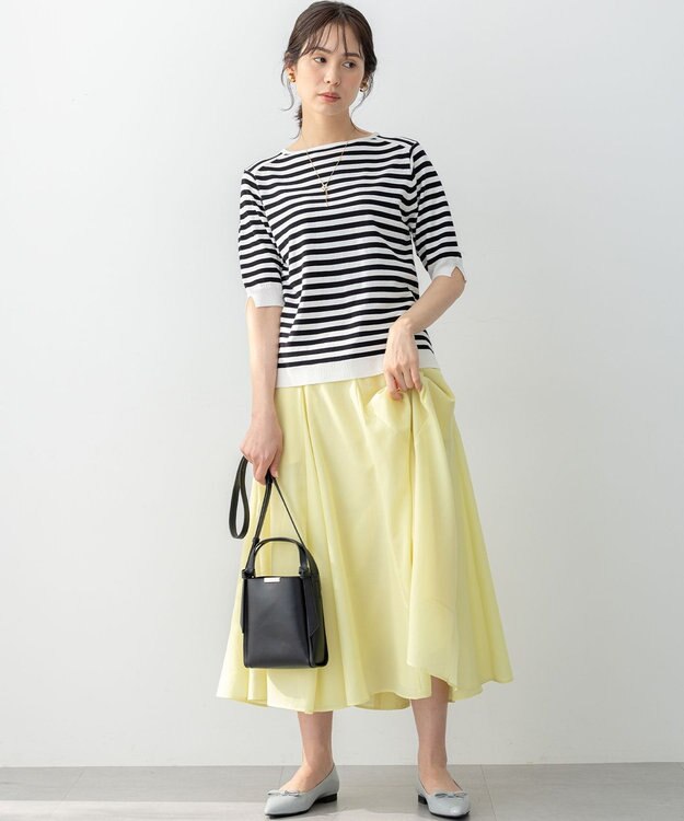 組曲 L 【WEB限定】エアリーボリューム スカート イエロー系