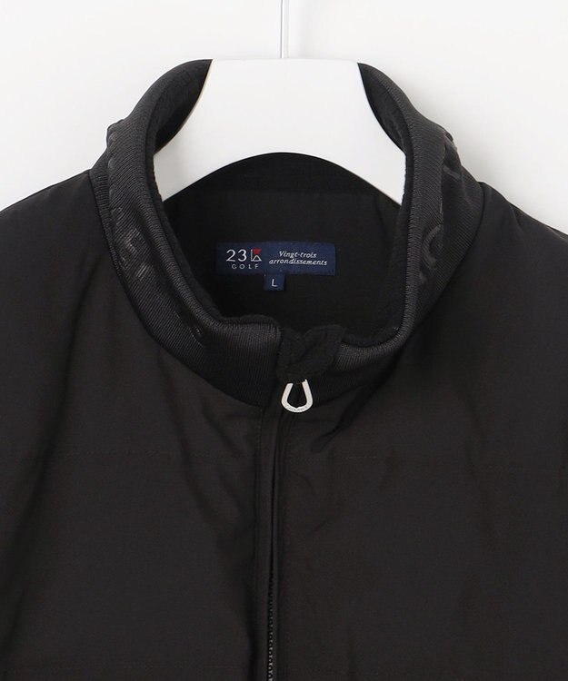 23区GOLF 【MEN】半袖パディングブルゾン ブラック系