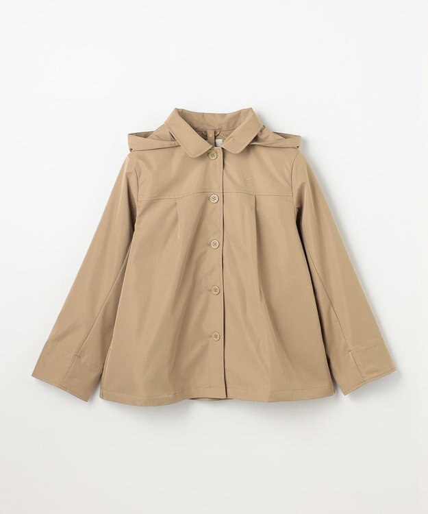 組曲 KIDS 【150-170㎝】3Way アウター ベージュ×ラベンダー