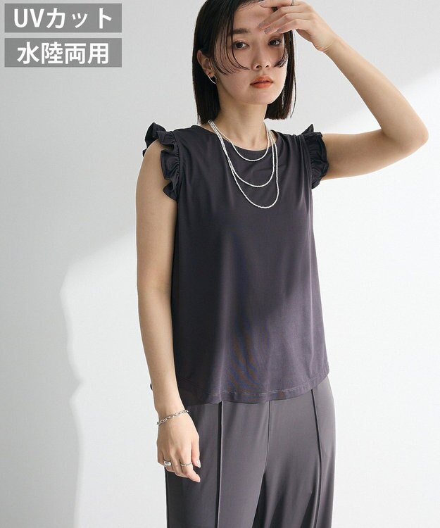 Green Parks ・ＳＵＧＡＲ　ＳＰＯＯＮ　【ラッシュガード】タンク Charcoal Gray