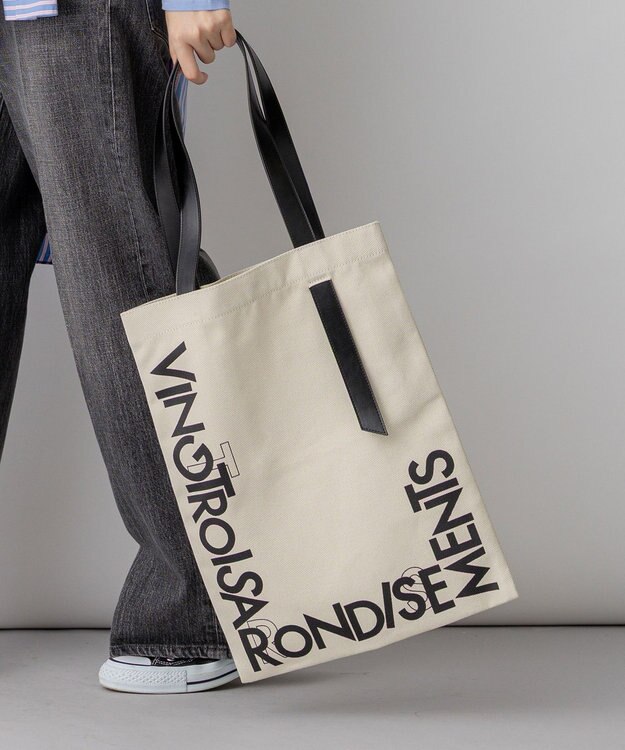 23区 【先行予約/Oggi掲載】VINGT-TROIS ロゴ トートバッグ ブラック系