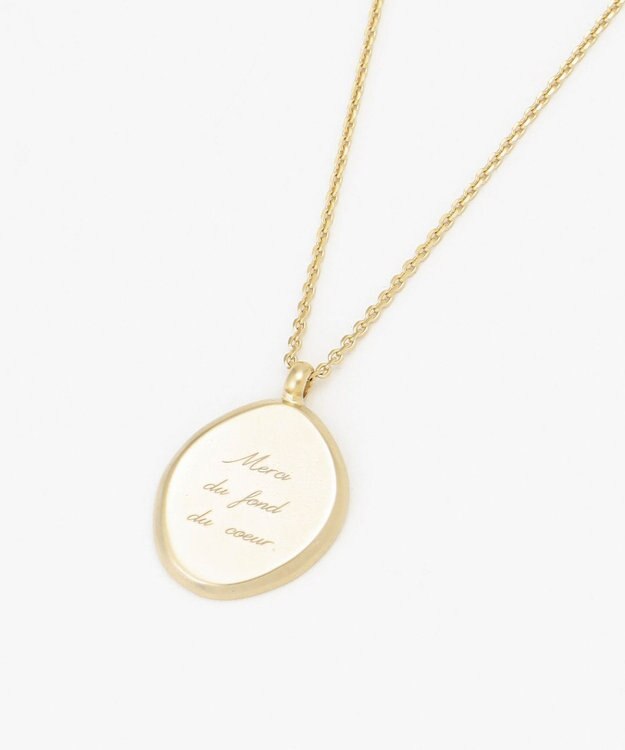 J.PRESS LADIES Merciプレート ネックレス ゴールド系