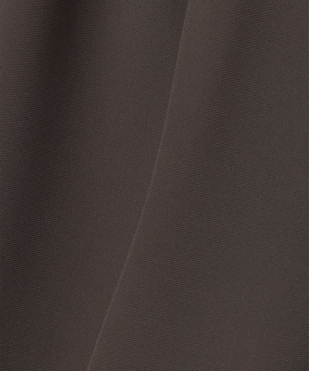 uncrave 【防シワ・洗濯機洗い可】ウォッシャブル ダブルクロス ワイドパンツ チャコール