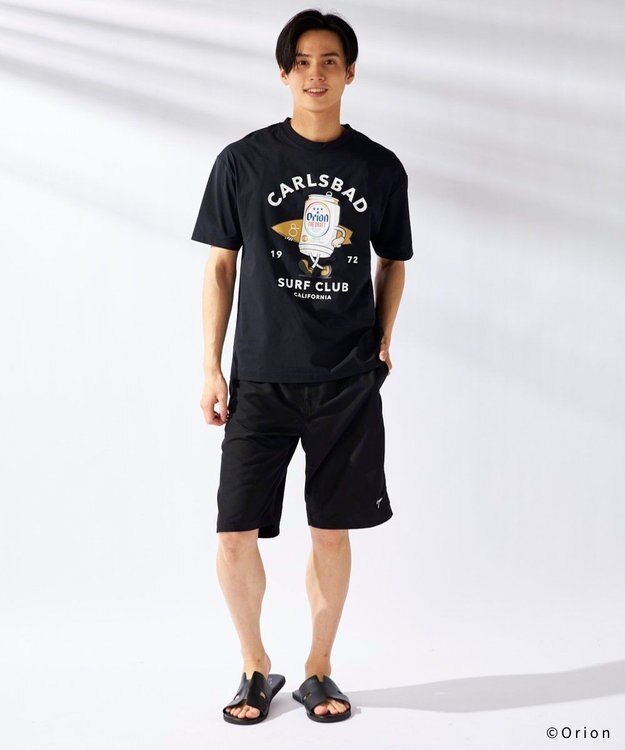 OP／FILA 【Ocean Pacific×ORION】UPF50+ペアテックスTシャツ ブラック