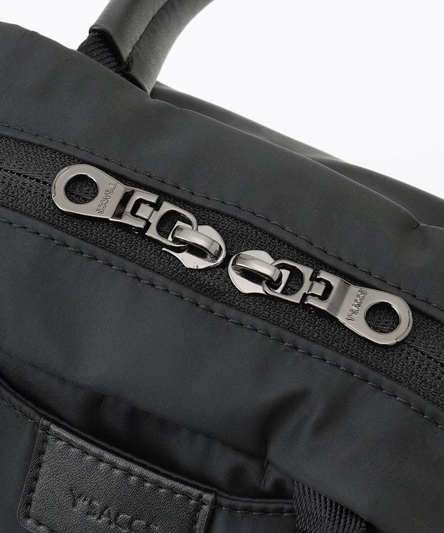 Y'SACCS 【ナイロンタフタ】トラベル2WAYミニボストン ブラック