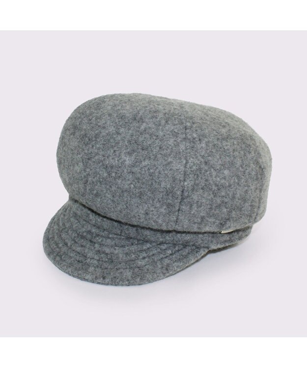 ATRENA 【ふわもこ】ウールフリース キャスケット グレー