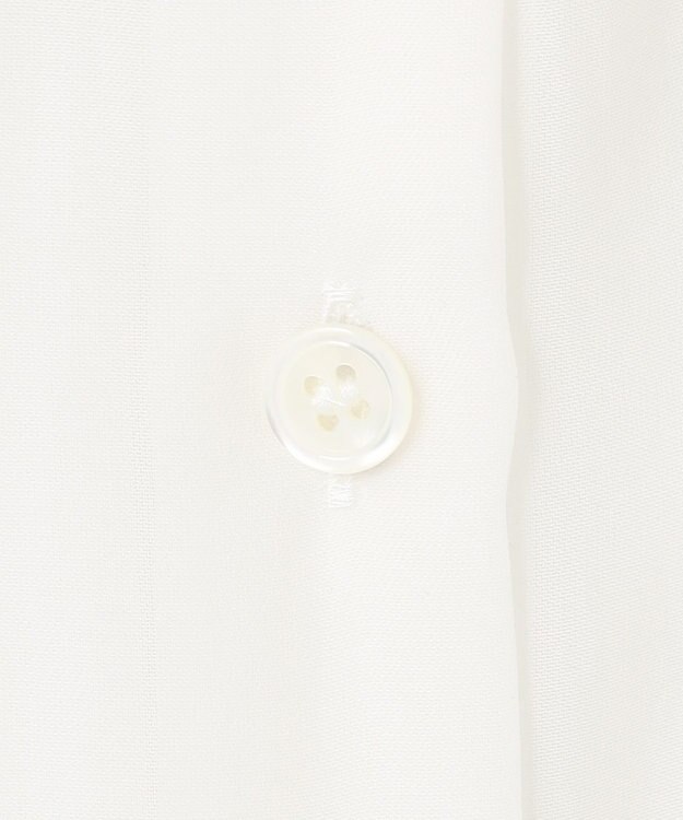 ICB L 【洗える】 PlaXシアーオーガンジー シャツ オフホワイト系