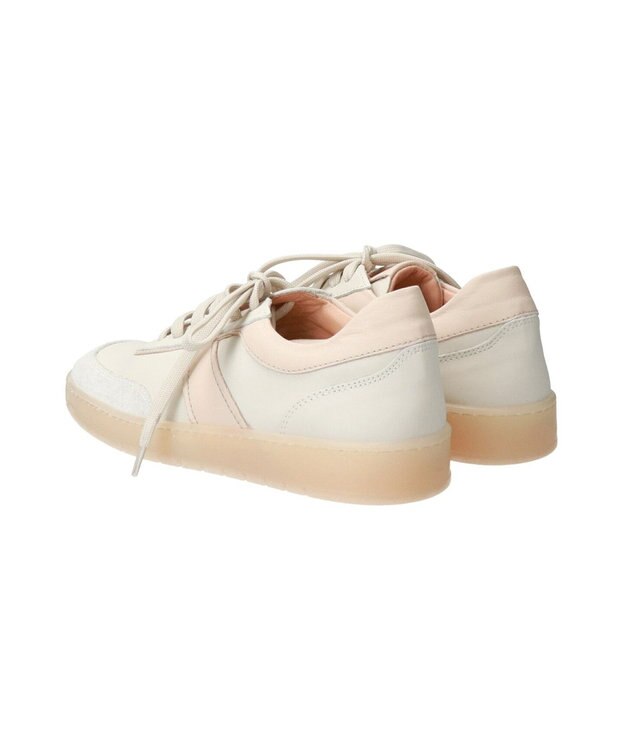 INTER-CHAUSSURES 【QUSHELI】ベーシックレザースニーカー オフホワイト