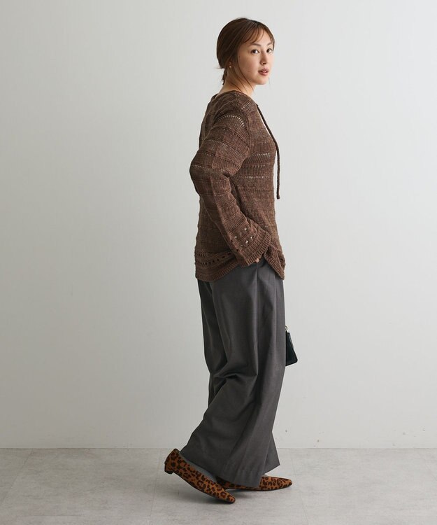 CRAFT STANDARD BOUTIQUE スラブニットチュニック Brown