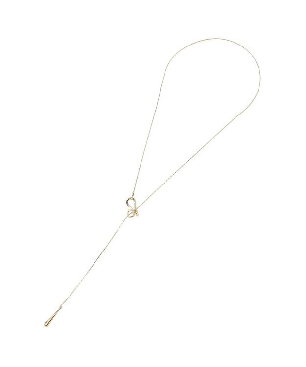 earth music&ecology ニュアンスノットラリエット Gold