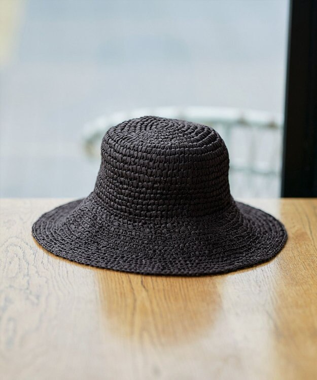 Tiaclasse ペーパーバケットハット ブラック