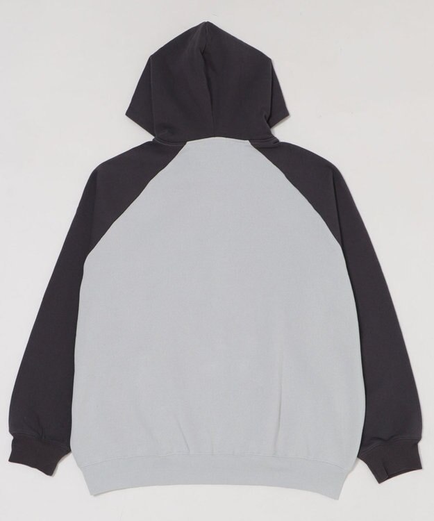 WEGO ラグランプルパーカー スミクロ