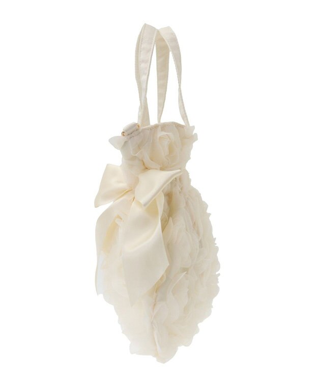 Maison de FLEUR チュールローズダブルリボン2Way Ivory