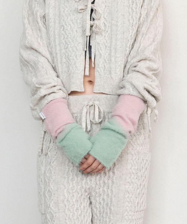 TRICOTE ケーブルニットトップス 80IVORY