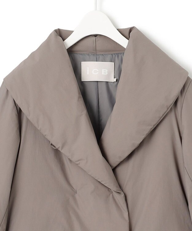 ICB 【CLASSY.1月号掲載】ADSダウン ショートコート ドーングレー系